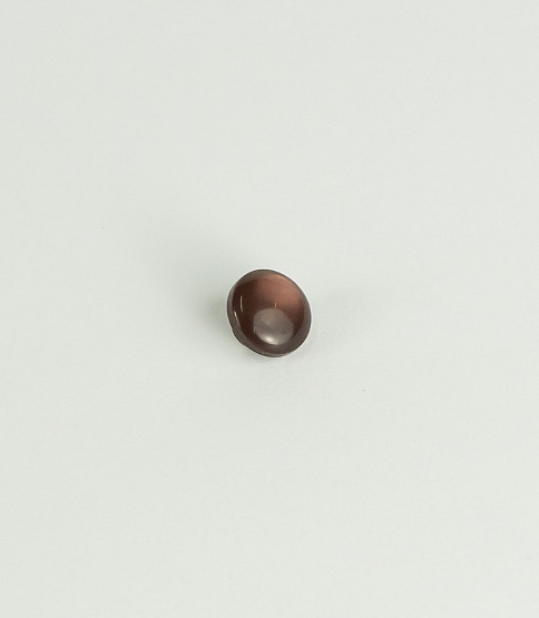 Dome Shank Button Size 16L x10 Dark Brown